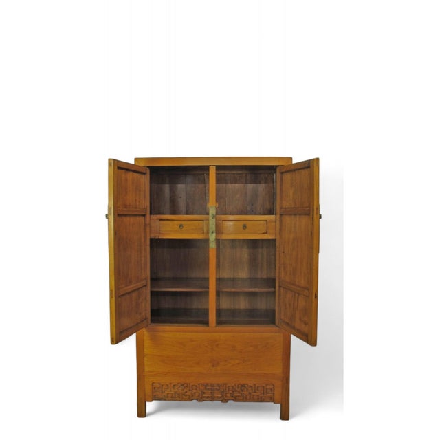 Classical Late 19th Century Antique Chinese Armoire For Sale - Image 4 of 12