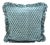 Blue Ruffle Pillow Decorative Ruffle Accent Throw Pillow for Sofa, Bed & Chair- 24x24 Pink City For Sale