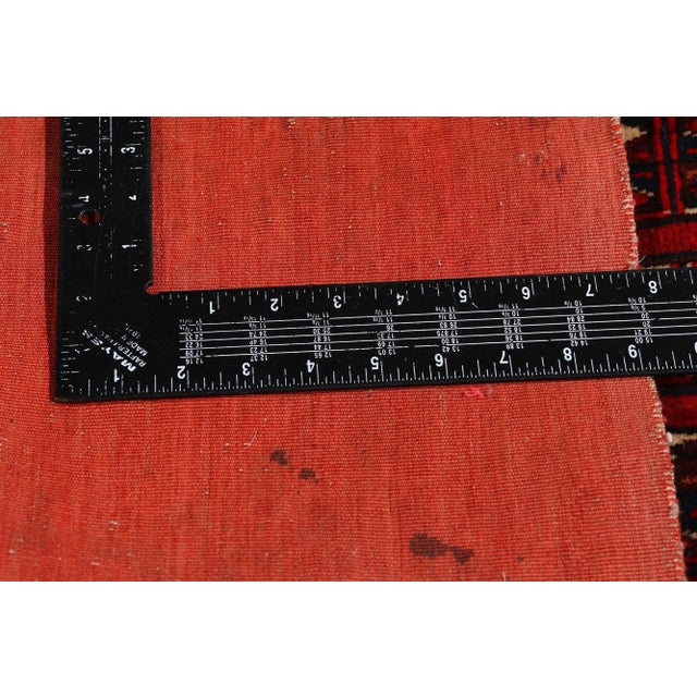 Red Late 19th Century Turkmen Chuval Bag Face, 02'06 X 03'11 For Sale - Image 8 of 11