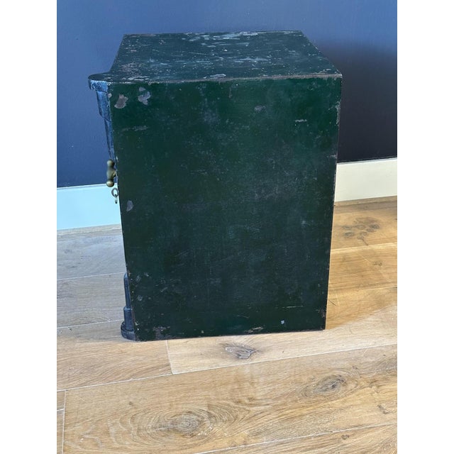 Antique Iron Safe, 1890s For Sale - Image 9 of 11