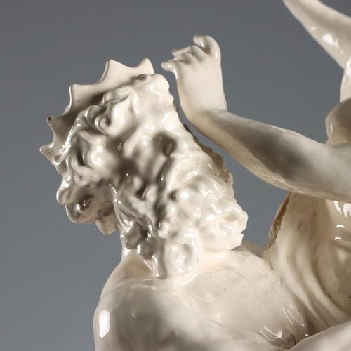 Glazed Terracotta The Rape of Proserpina Sculpture For Sale - Image 4 of 15