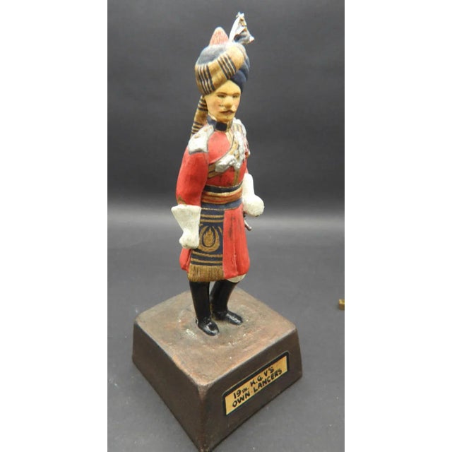 1950s 1950s Sentry Box Reed England British Officers Figurines Hussars Lancers Signals - Set of 3 Cast Metal For Sale - Image 5 of 8