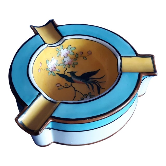 Antique Morimura Design Nippon Pheonix Ashtray Late 19th Century For Sale