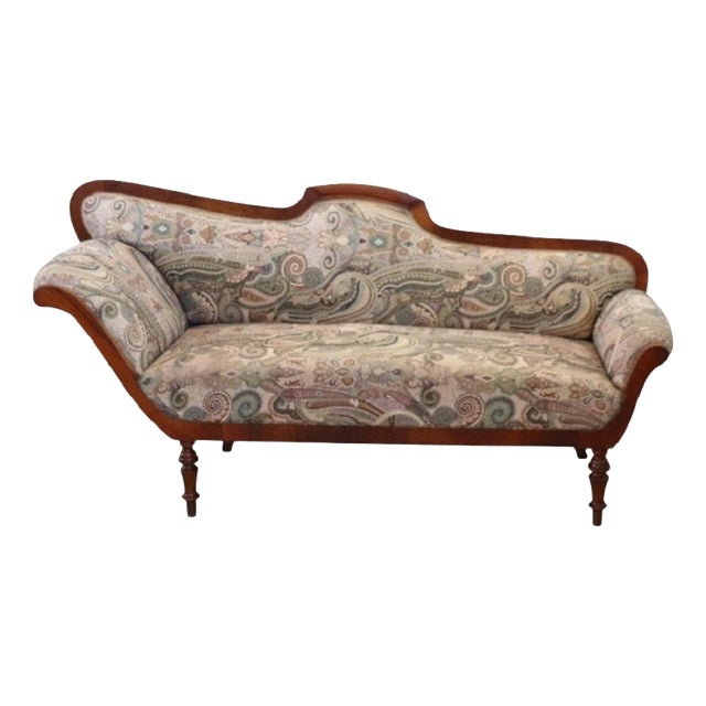 Antique Walnut Sofa, 1800s For Sale
