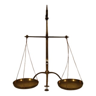 19th Century English Balancing Scale For Sale