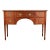 Baker Furniture Style Federal Mahogany Bow Front Sideboard Credenza or Buffet For Sale