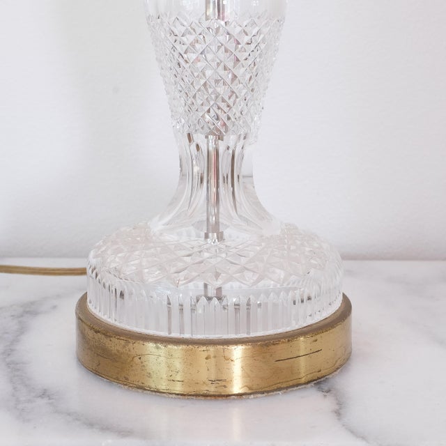 Waterford Crystal 1960s Waterford Alana Crystal Lamp For Sale - Image 4 of 5