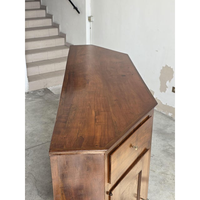 Large Antique Italian Walnut Sideboard, 1820 For Sale - Image 11 of 18