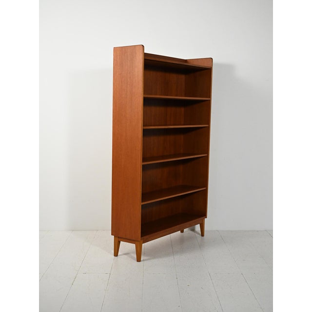 Scandinavian Teak Bookcase by Ferdinand Lundquist, 1960s For Sale - Image 3 of 8