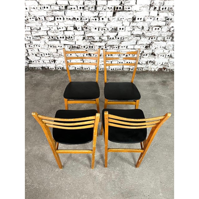 1960s Vintage Danish Dining Chairs, 1960s – Set of 4 For Sale - Image 5 of 5