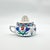 Handmade Ceramic Decorative Lemon Juicer Sculpture – Hand-Painted Iznik Tulips – Kitchen Shelf Decor Accent (Not Food Safe) For Sale - Image 10 of 13
