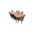 Mid 20th Century The Halle Bros Mid Century Modern Walnut Cane Back Dining Room Set 8 Chairs For Sale - Image 4 of 18