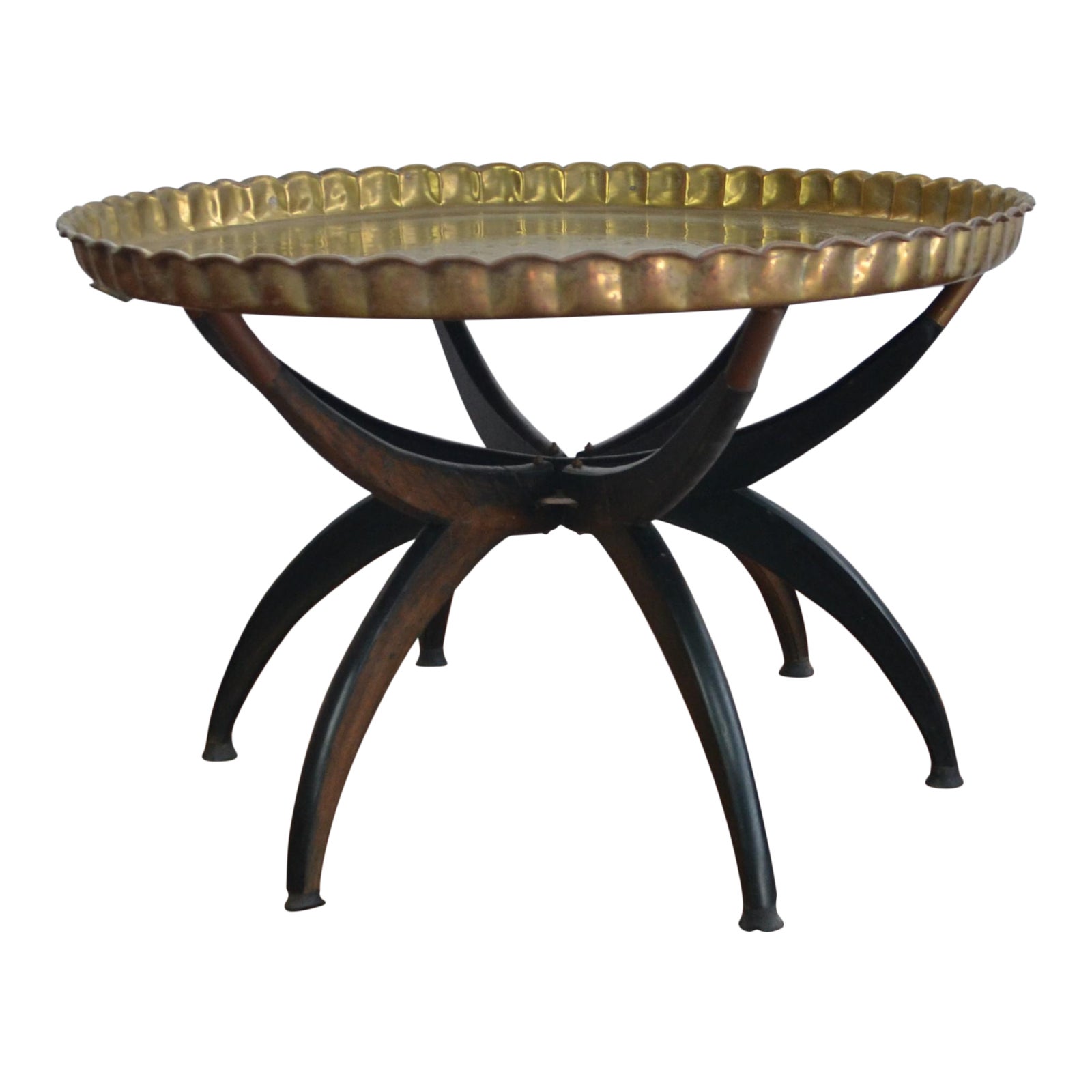 Moroccan Brass Tray Coffee Table Chairish