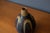1960s Vintage Sculptural Decorative Blue Stoneware Ceramic Pottery Bud Vase For Sale - Image 5 of 9