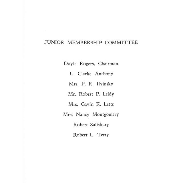 1960s The Everglades Club 1961 Members' Annual Yearbook For Sale - Image 5 of 12