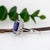 Statement 13x10mm, 9cts Tanzanite Ring W Natural Diamond Halo in Solid 14k Gold, Size 6.75 For Sale In Columbus - Image 6 of 8