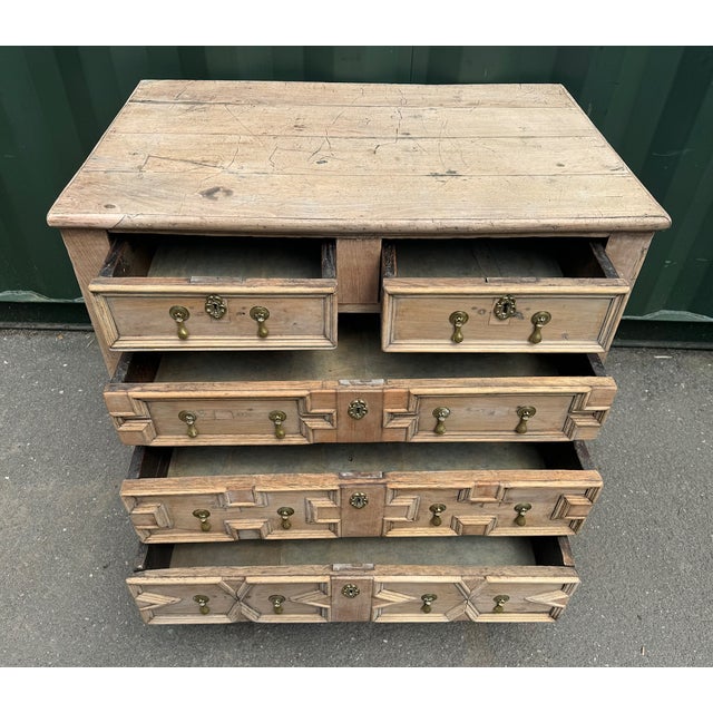 18th Century Bleached Chest of Drawers, 1780s For Sale - Image 4 of 18