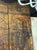 Animal Skin 19th C. Italian Embossed Leather 5 Panel Screen For Sale - Image 7 of 14