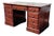 Edwardian Oak Twin Pedestal Desk For Sale