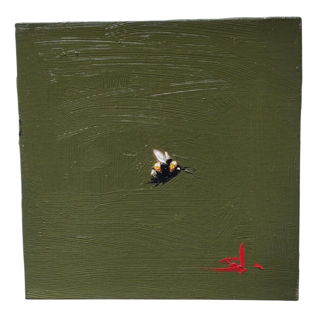 Vivek Mandalia, Bumble Bee, Oil on Canvas For Sale