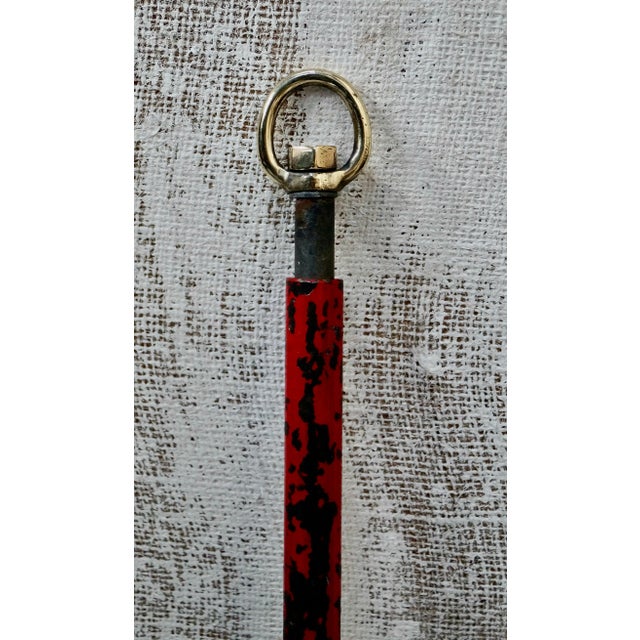 Victorian Decorative Iron Hanging Hook For Sale - Image 3 of 18