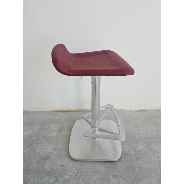 Postmodern Bar Stools attributed to Indecasa attributed to Joan Casas, Spain, 1980s, Set of 4 For Sale - Image 10 of 13