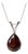 Garnet Pear Shape Pendant, January Birthstone Everyday Pendant for Woman For Sale