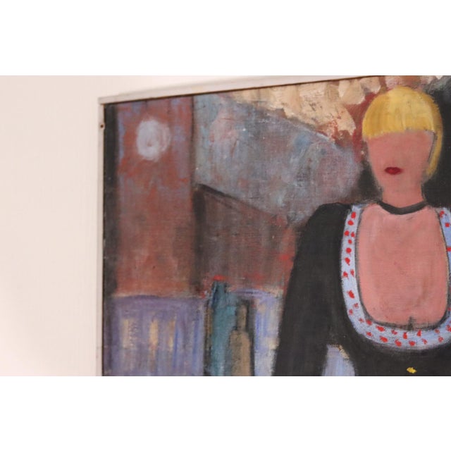 Ingert Eriksson, The Bar, 1960s, Oil on Canvas For Sale - Image 6 of 15