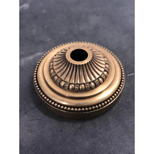 Brass Early 20th Century French Louis XVI Style Foyer Light / Chandelier For Sale - Image 8 of 8