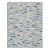 CUSTOM SIZE Swedish Geometric Rug by Celerie Kemble for Chairish in Sky, 13' x 16'2" For Sale