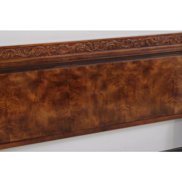 1980s Henredon Villa Borghese Walnut Queen Size Headboard For Sale - Image 5 of 15