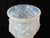 Sabino Paris Manta Raie Ray Sculpted Flower Blue Opalescent Glass Vase For Sale In Portland, OR - Image 6 of 14
