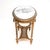 Antique French Carved Gilt Wood Occasional Table with Marble Top, 1890 For Sale - Image 4 of 11