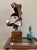 Large 26” Vintage Brutalist Tabletop Sculpture by Frank Tenaglia, Signed 1973 Mixed Metal Ribbon Art For Sale - Image 4 of 13