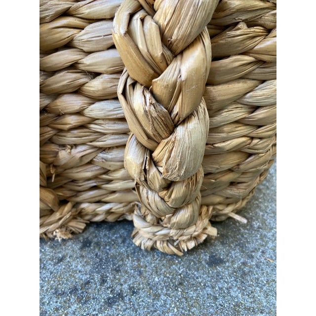 Rectangular Rush Basket For Sale - Image 10 of 11