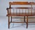 American Half Spindle Back Mid 19th C. Pine, Poplar Bench For Sale - Image 15 of 18