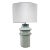 Jamie Young Cymbals Ceramic Table Lamp For Sale