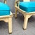 Wood Vintage Ming Style Horseshoe Lounge Chairs With Faux Alligator Skin - A Pair For Sale - Image 7 of 11