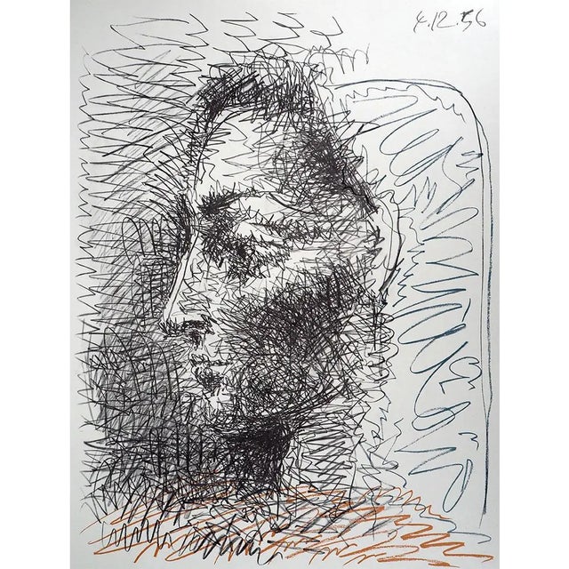 Pablo Picasso Galerrie H. Matarosso. Nice 1956 Un deni - siecle de Livres Illustres Original color lincograph 27 1/2 x 19...