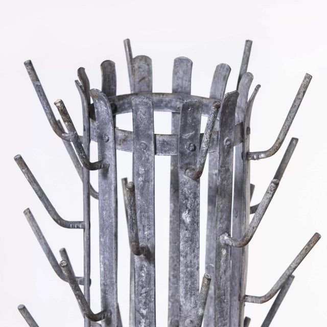 1940's Original French Bottle Drying Rack (Model 1400). A classic piece of French rural life. This is a very early bottle...