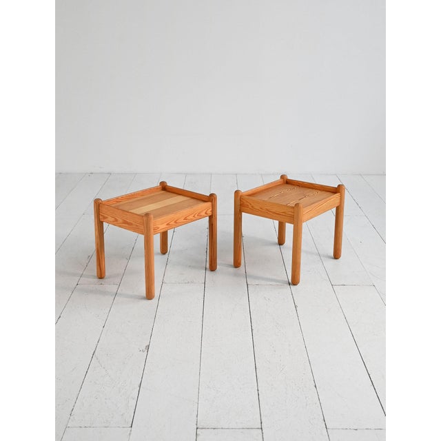Scandinavian Pine Coffee Tables, 1970s, Set of 2 For Sale - Image 4 of 10