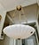 Late 20th Century Late 20th Century Directoire Style French Alabaster Pendant Chandelier For Sale - Image 5 of 17