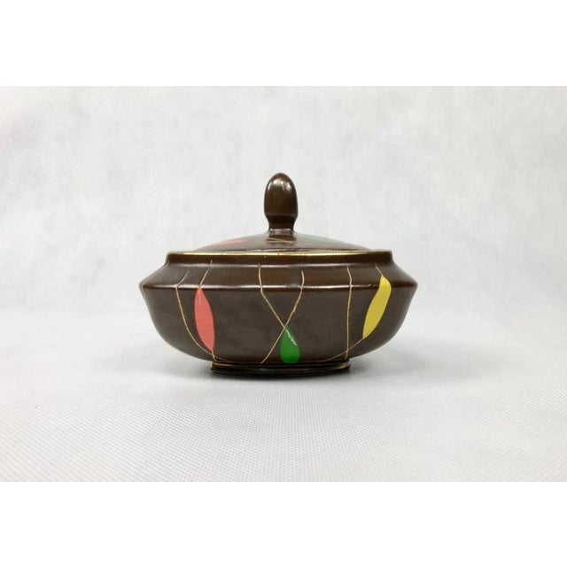 Mid-Century Modern Space Age Pottery Box from Bay Keramik, 1960s For Sale - Image 3 of 12