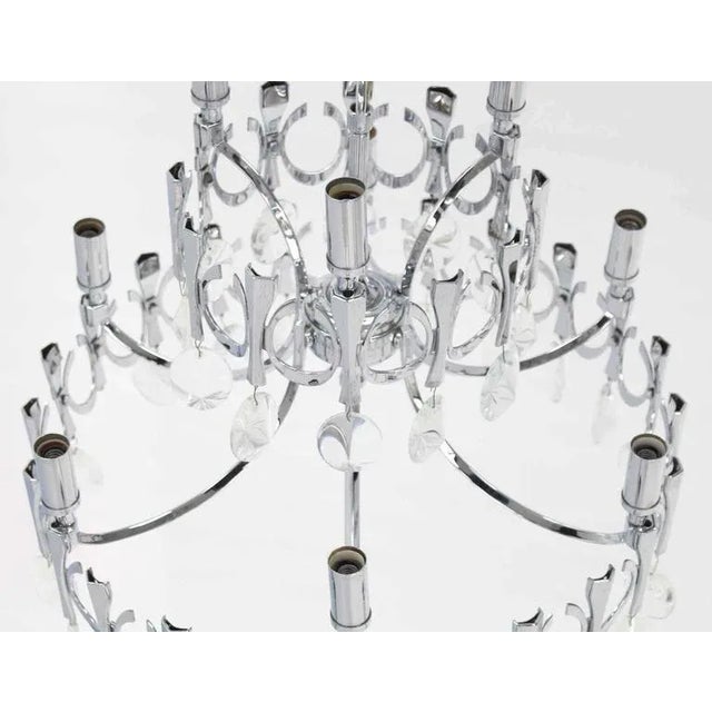Mid-Century Modern Light Fixture Chandelier For Sale - Image 4 of 11