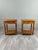 20th Century Wooden Bedside Tables, Set of 2 For Sale - Image 6 of 9