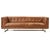 2020s Taylor Contemporary Tufted Sofa - Light Brown Leather For Sale - Image 5 of 7