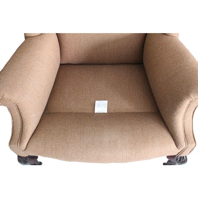 2000 - 2009 George Smith LTD Tan Wingback Chairs - Set of 2 For Sale - Image 5 of 8