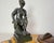 Antique French Solid Siena Marble Bronze Lorenzo De Medicis Statue Desk Inkwell For Sale - Image 9 of 18
