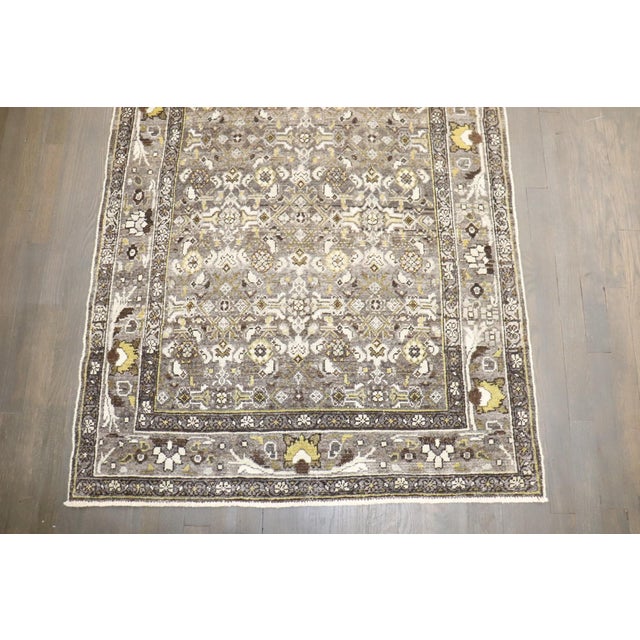 Persian Persian Malayer Wide Long Runner rug no.j4467 For Sale - Image 3 of 10