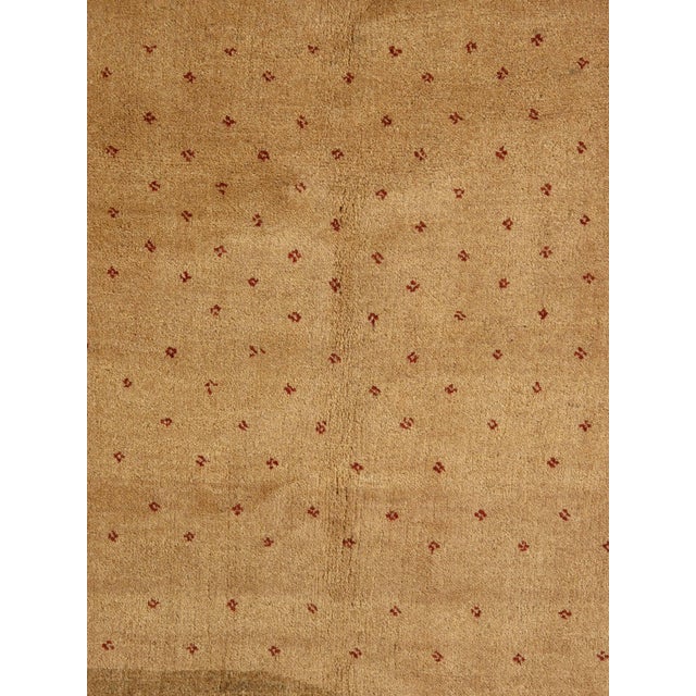 Contemporary Vintage Hand-Knotted Persian Gabbeh Rug 6'5" X 9'10" For Sale - Image 3 of 6